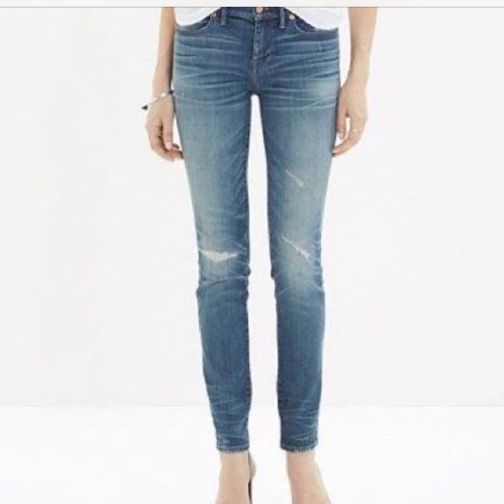 Madewell Skinny Skinny Rip & Repair Jeans!